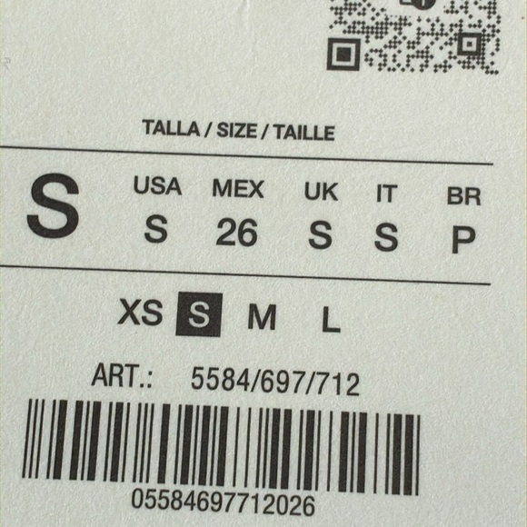 NWT. Zara White Viscose Blend Godet Short Dress. Size S. - Picture 8 of 11